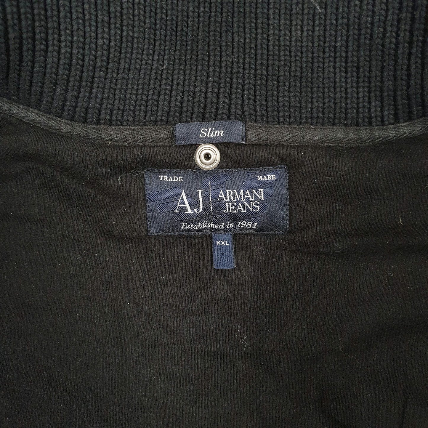 Mens Grey Armani Hoodie Slim Fit  Coat
