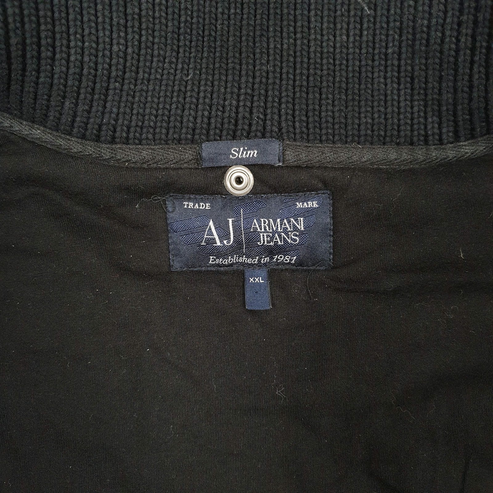 Mens Grey Armani Hoodie Slim Fit  Coat