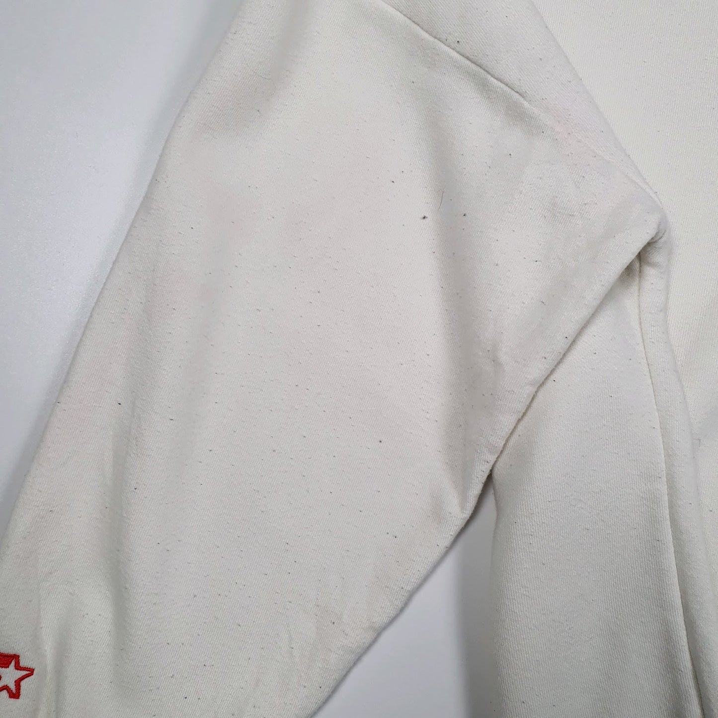 Womens White Starter Detroit Red Wings NHL Hockey Crewneck Jumper