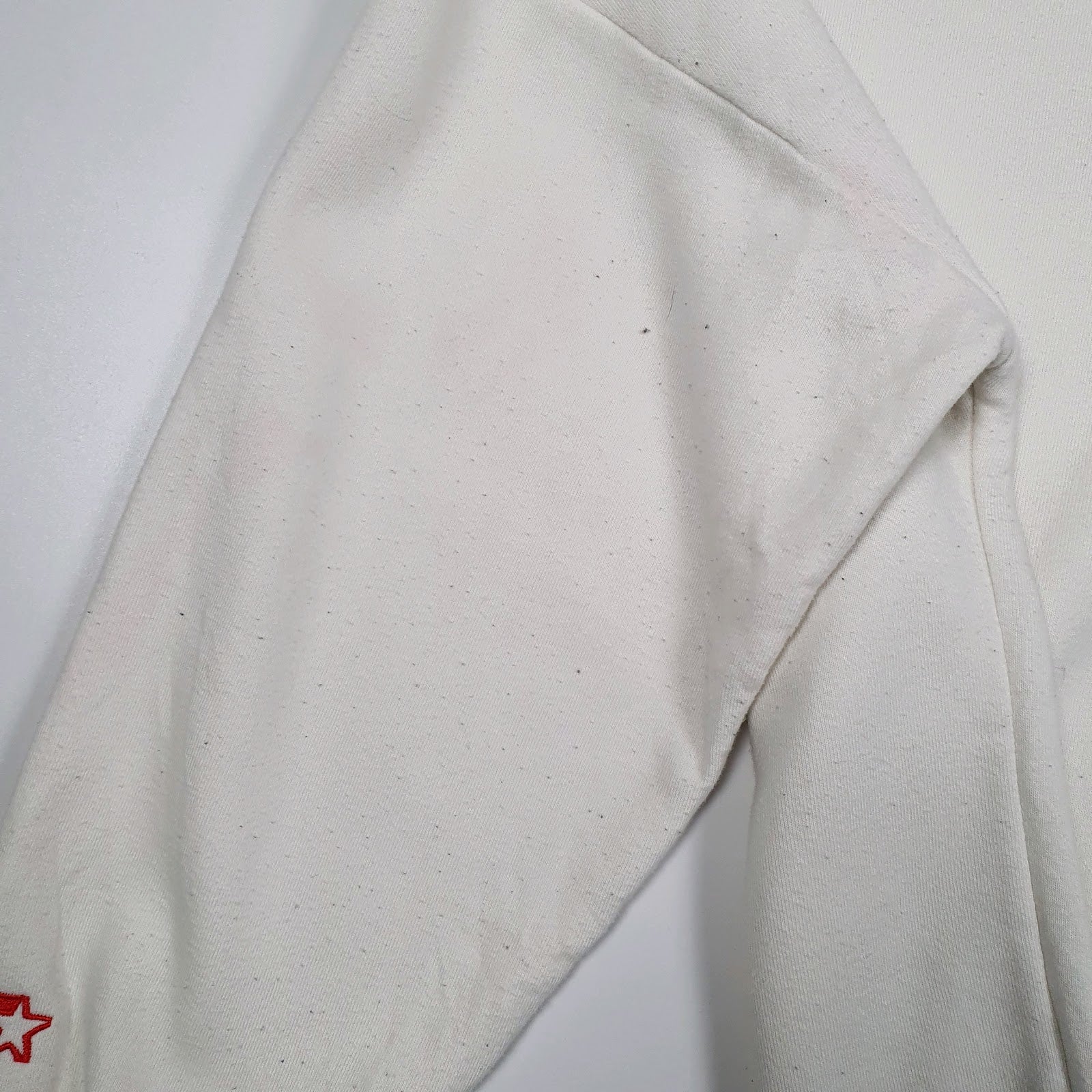 Womens White Starter Detroit Red Wings NHL Hockey Crewneck Jumper