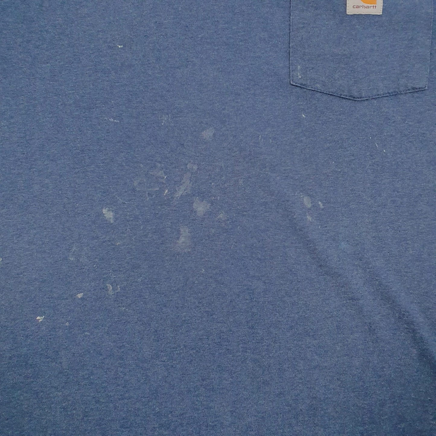 Mens Blue Carhartt  Vest T Shirt