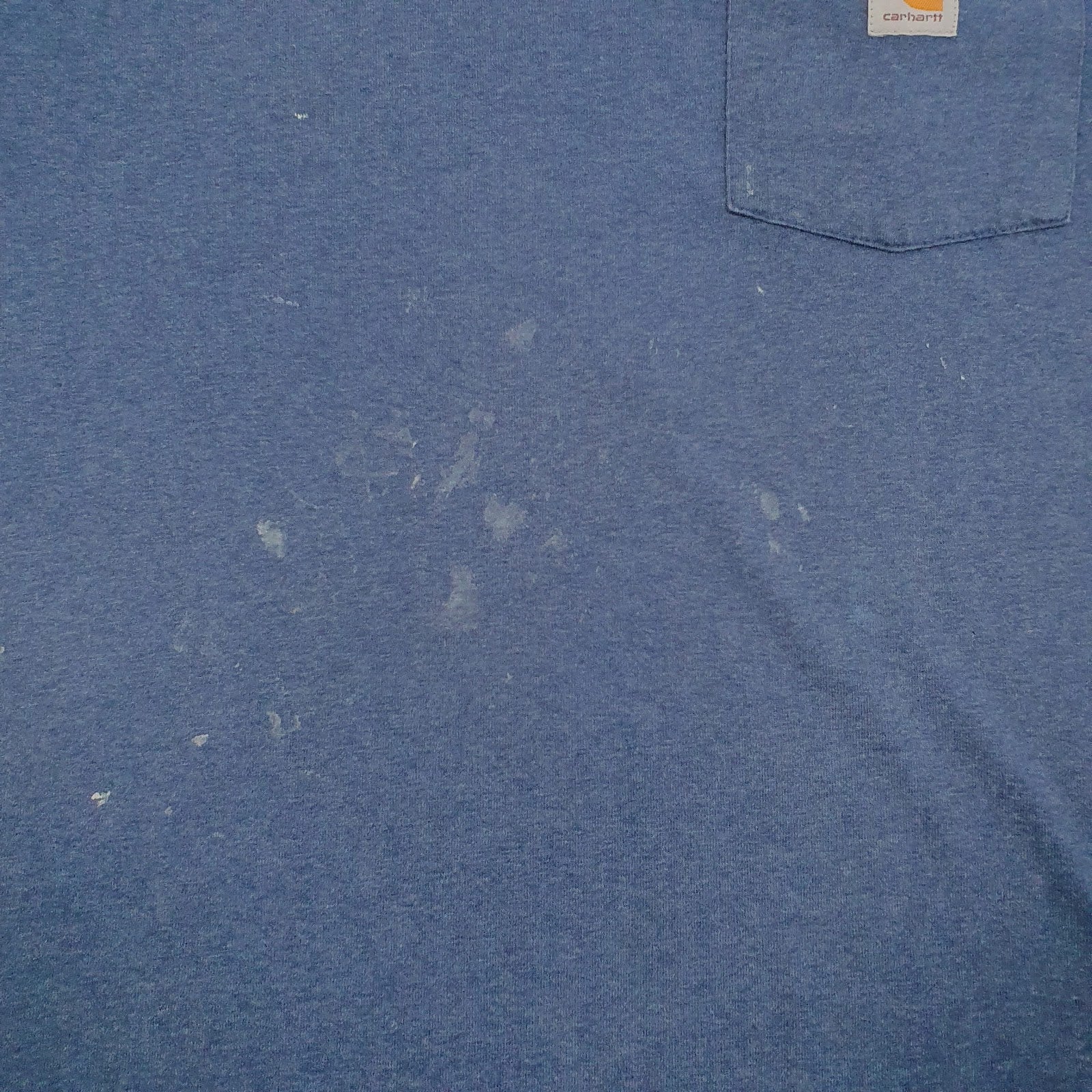 Mens Blue Carhartt  Vest T Shirt