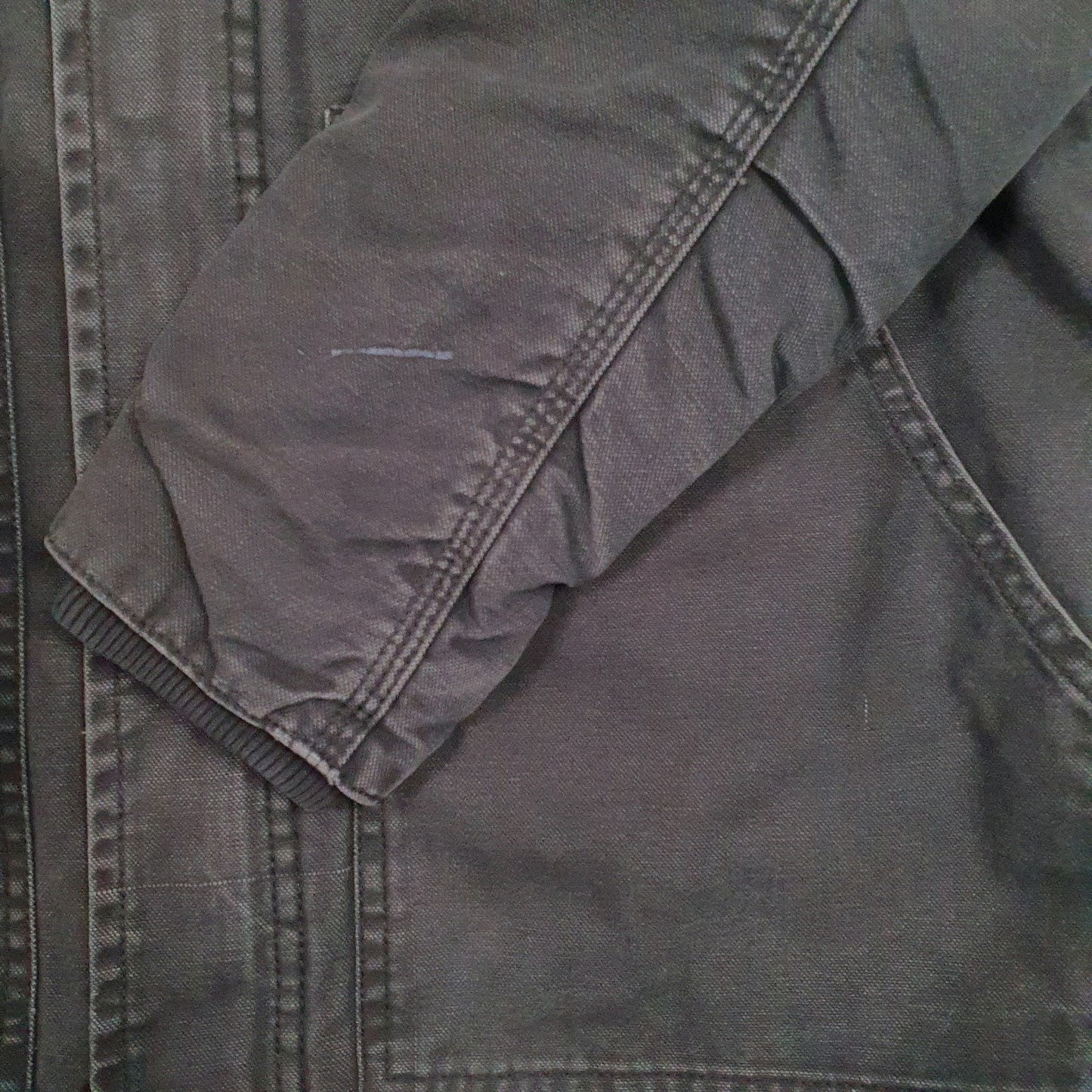 Mens Grey Wrangler Bomber Padded  Coat