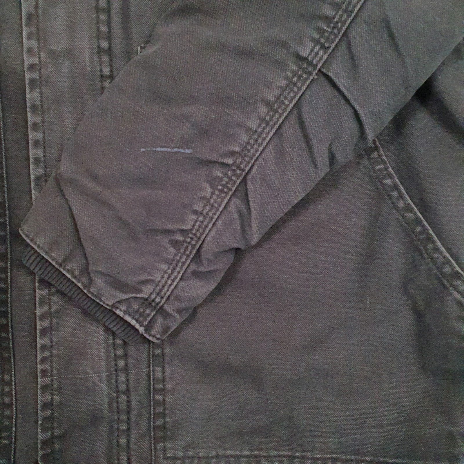 Mens Grey Wrangler Bomber Padded  Coat