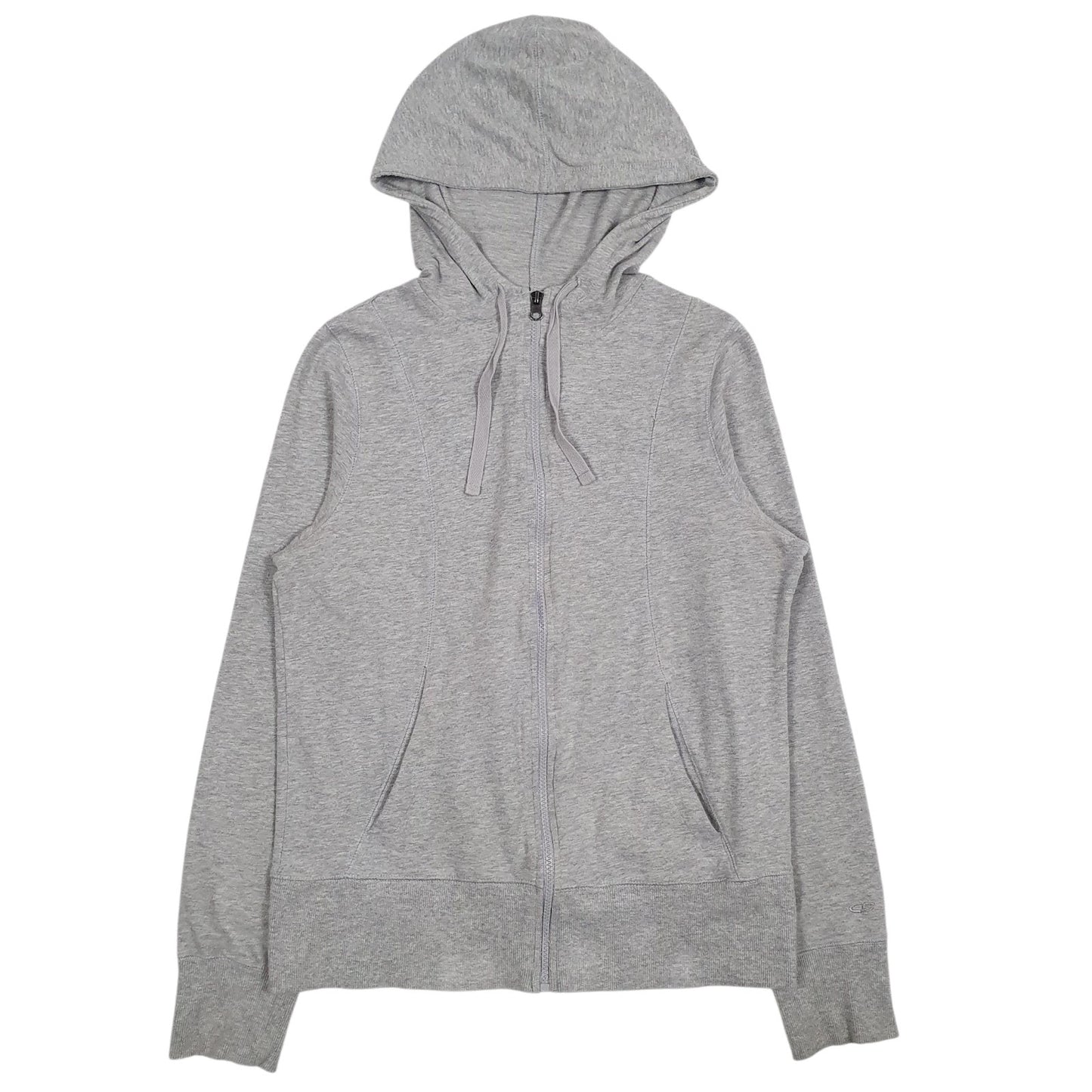 Womens Grey Champion  Full Zip Jumper