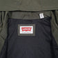Mens Green Levis Softshell Hooded  Coat