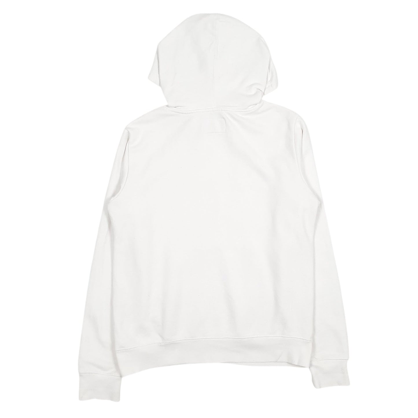 Mens White Champion Spellout Hoodie Jumper