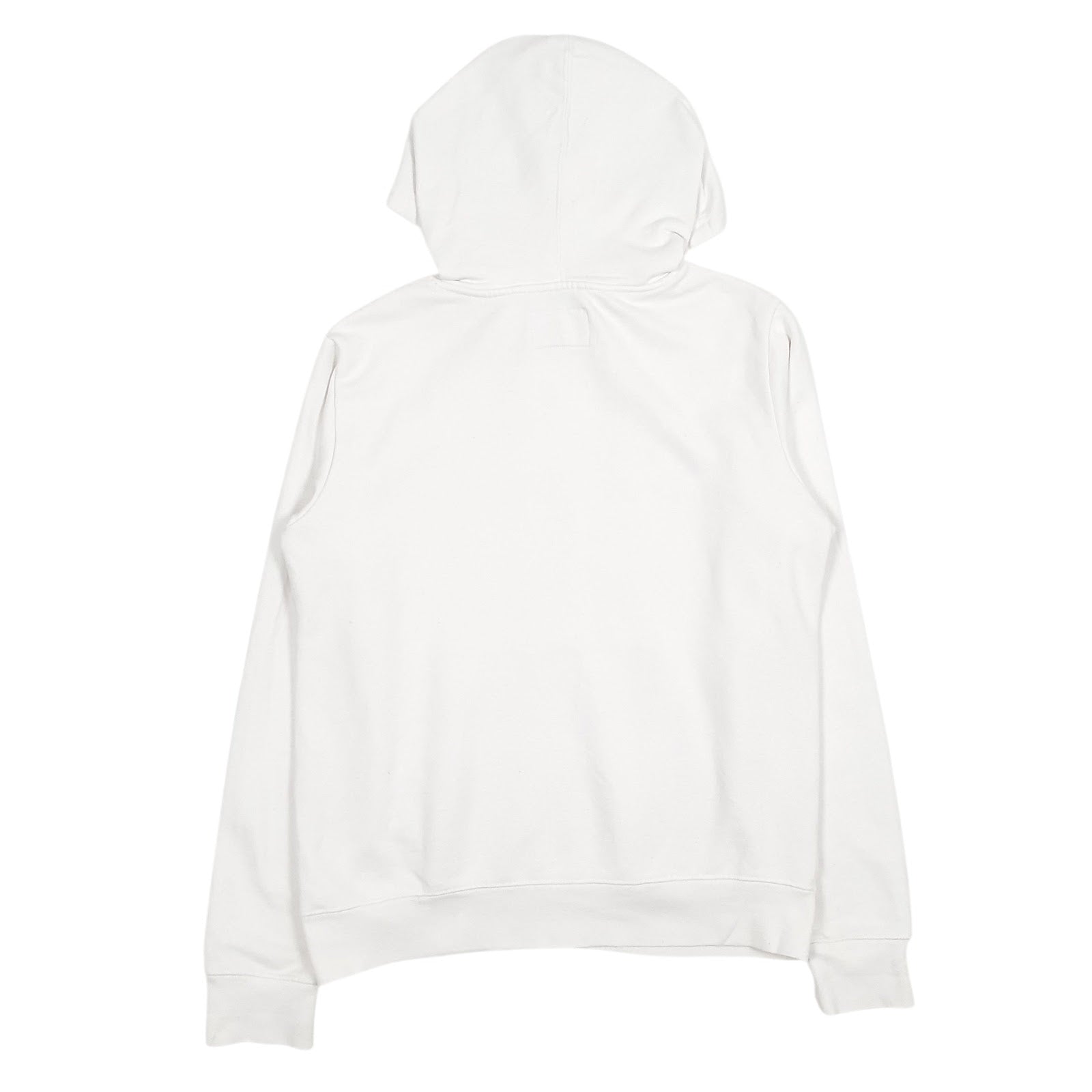 Mens White Champion Spellout Hoodie Jumper
