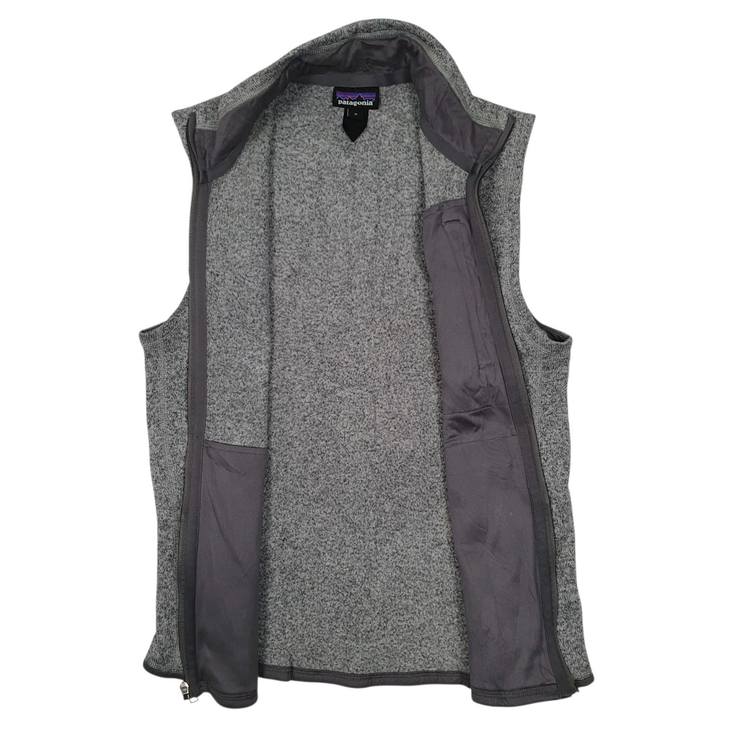 Mens Grey Patagonia Better Sweater Vest Gilet Jumper