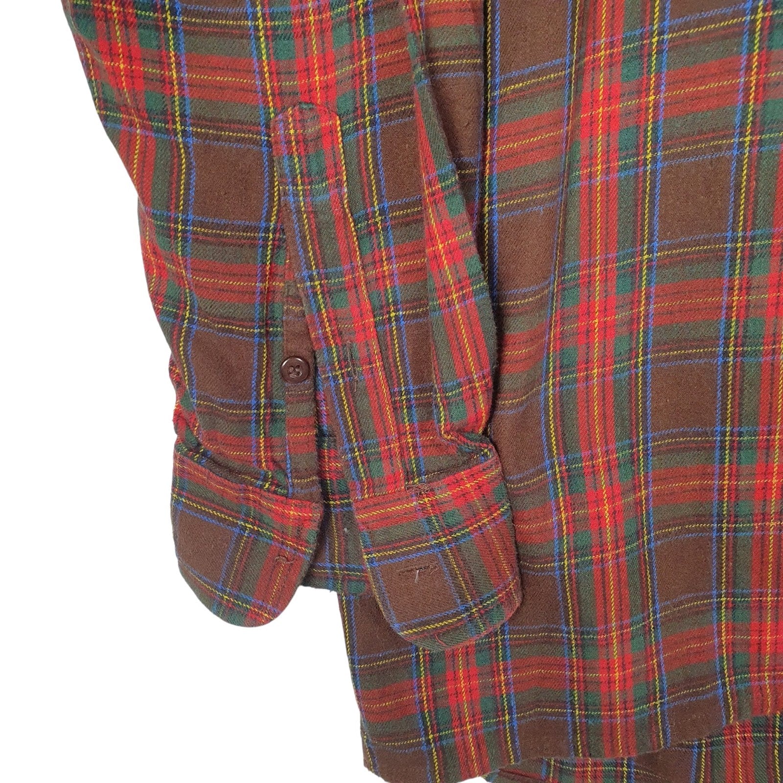 Mens Brown Freestyle Flannel  Shirt