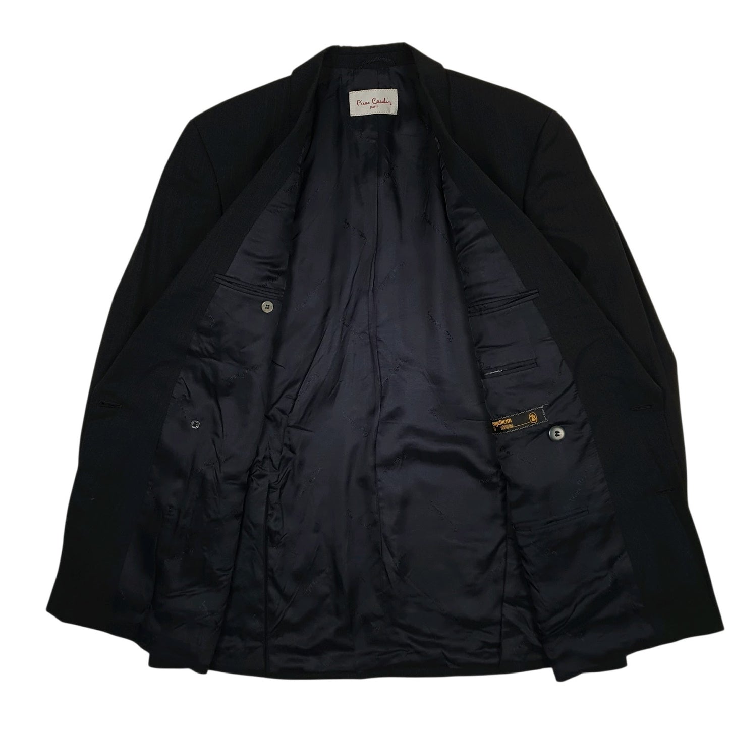 Mens Navy Pierre Cardin Double Breasted  Coat