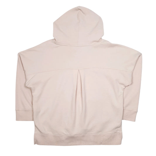 Womens Pink Calvin Klein Oversized Spellout Hoodie Jumper