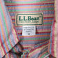 Mens Pink L.L.Bean Vintage 90s Made In USA  Shirt