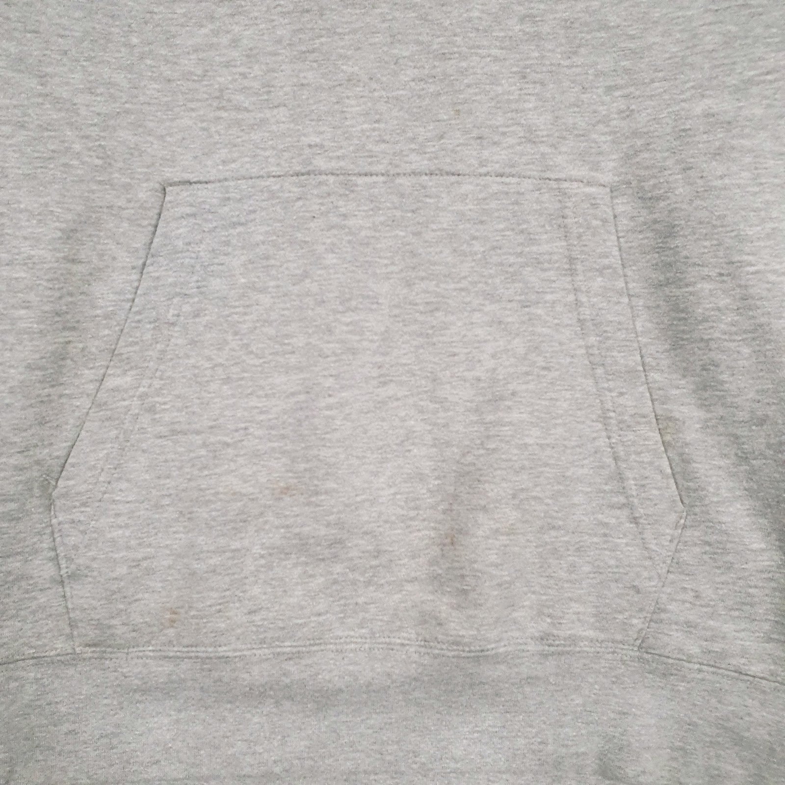 Mens Grey Champion Spellout Hoodie Jumper