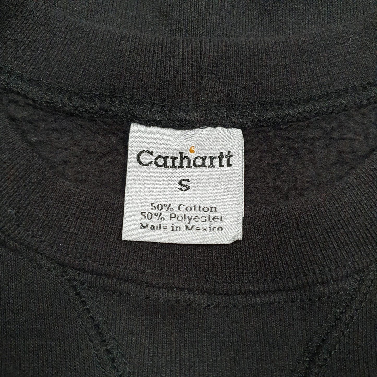 Mens Black Carhartt  Crewneck Jumper