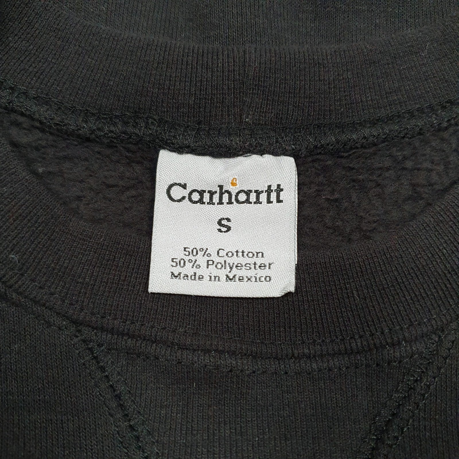Mens Black Carhartt  Crewneck Jumper