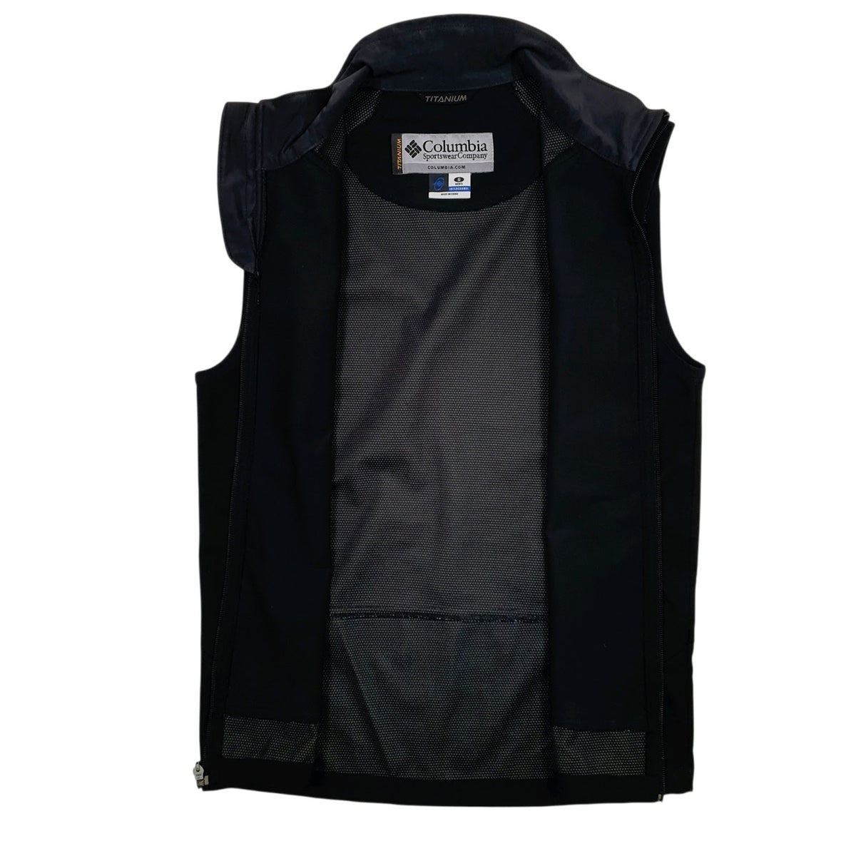 Mens Black Columbia Sportswear Company Titanium Vest  Coat