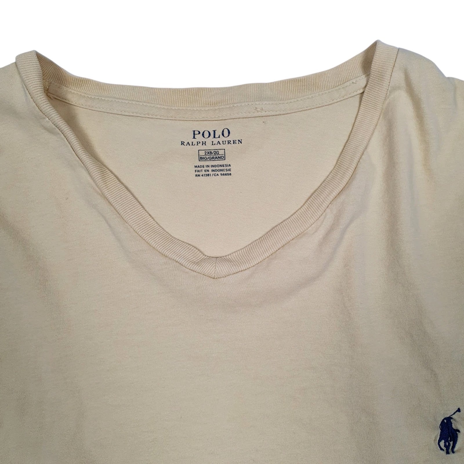 Mens Yellow Polo Ralph Lauren   T Shirt