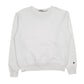 Mens White Champion  Crewneck Jumper