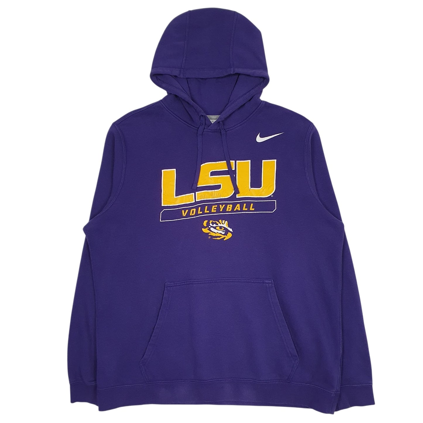 Mens Purple Nike LSU Volleyball Hoodie Jumper