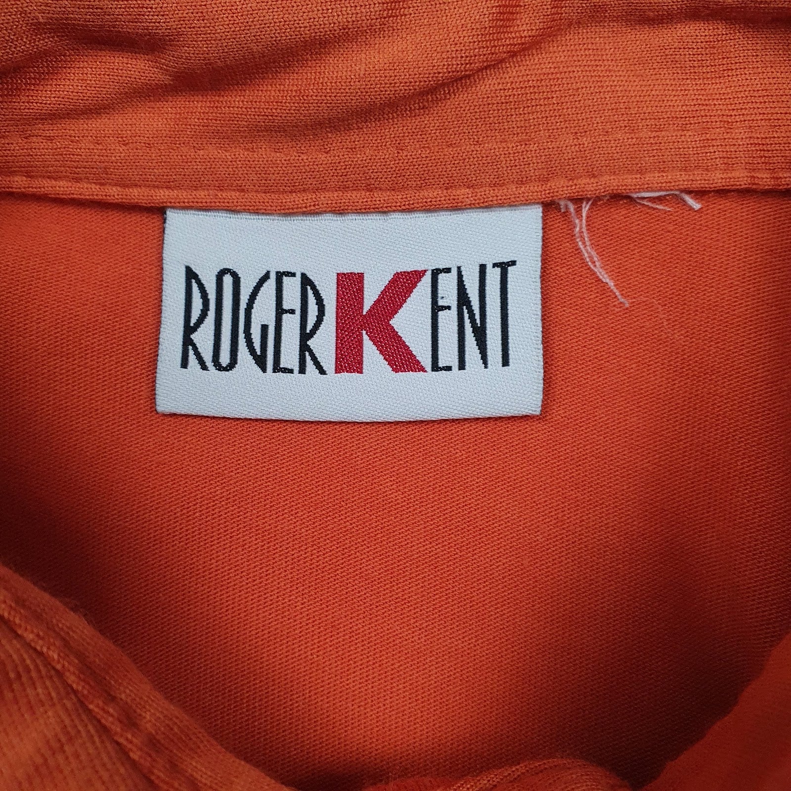 Mens Orange Roger Kent   Polo Shirt