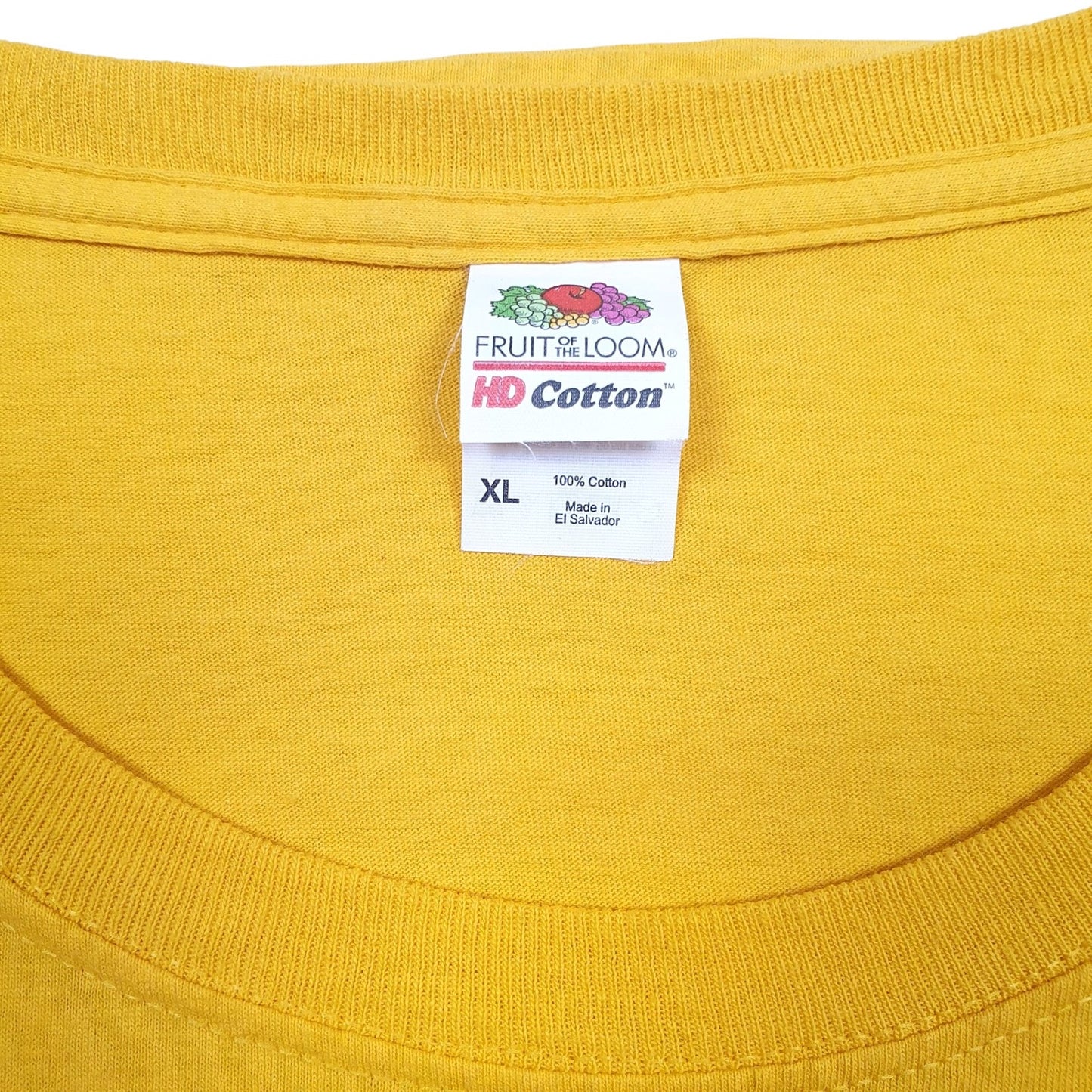 Mens Yellow Fruit Of The Loom Mount Mercy Mustangs  T Shirt