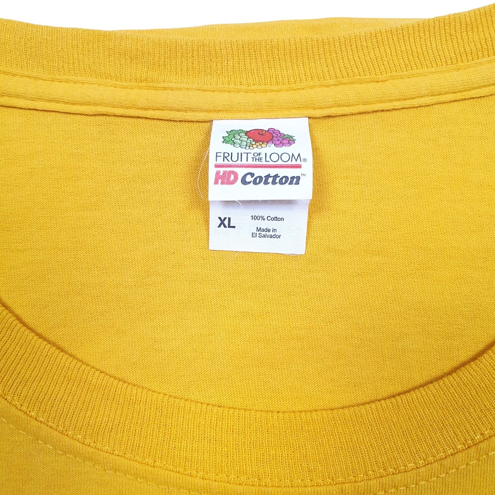 Mens Yellow Fruit Of The Loom Mount Mercy Mustangs  T Shirt