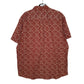 Mens Brown Dockers Paisley Pattern  Shirt