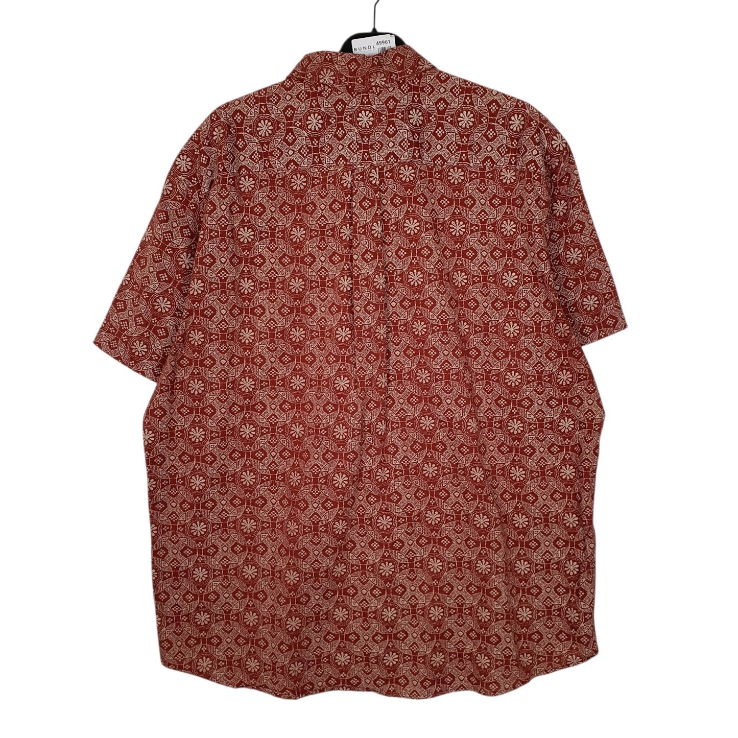 Mens Brown Dockers Paisley Pattern  Shirt