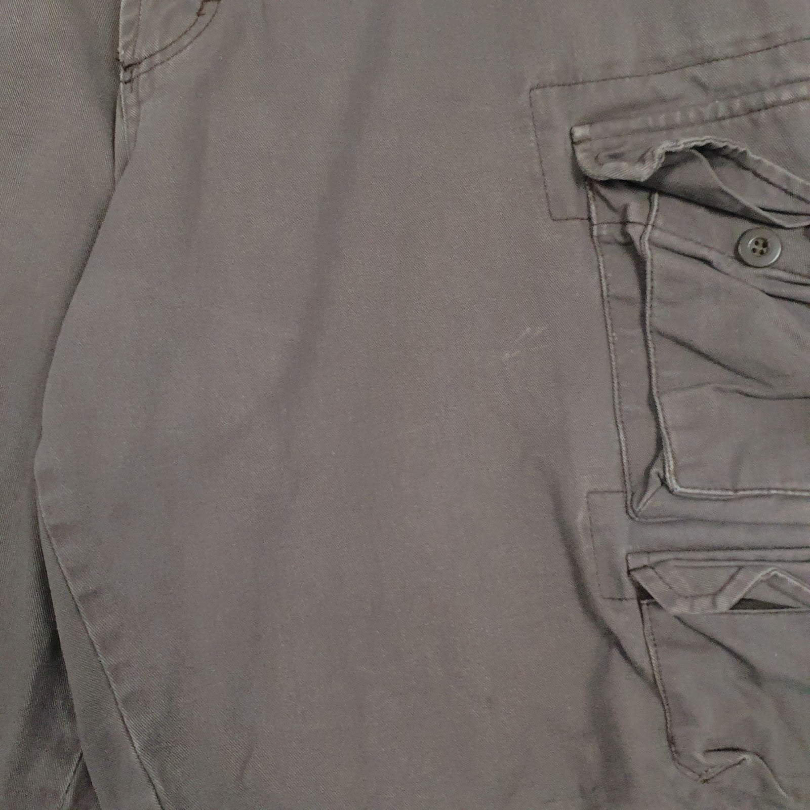 Mens Grey Lee Dungarees  Shorts