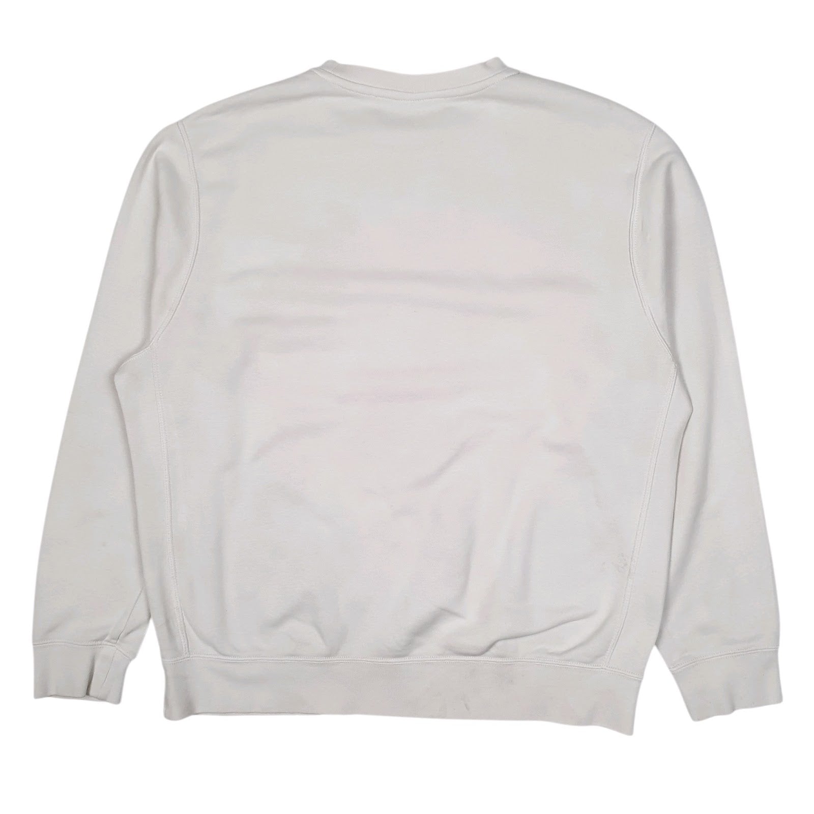 Mens Cream Nike  Crewneck Jumper