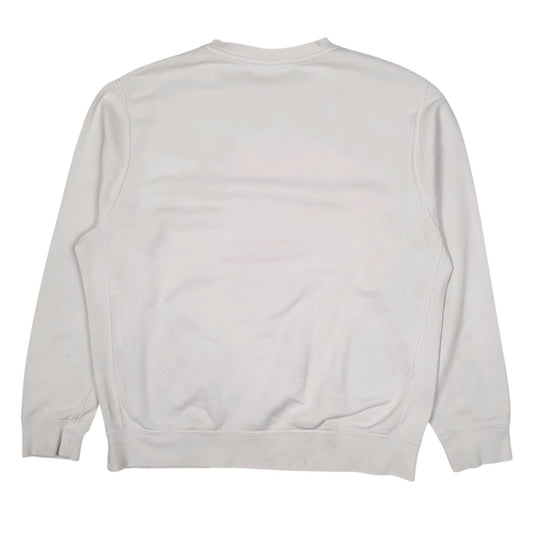 Mens Cream Nike  Crewneck Jumper