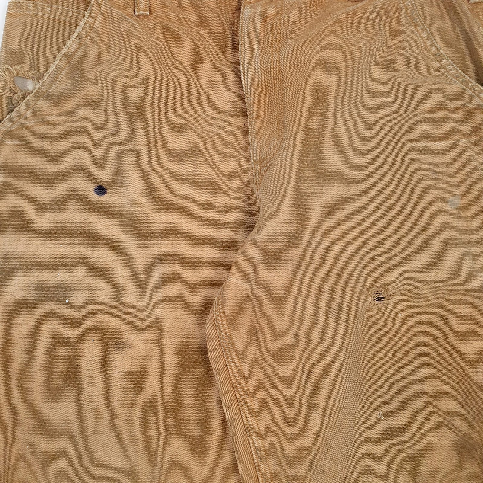 Mens Brown Carhartt B111 BRN Workwear Blanket Lined  Trousers