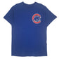 Mens Blue Majestic MLB Chicago Cubs Short Sleeve T Shirt