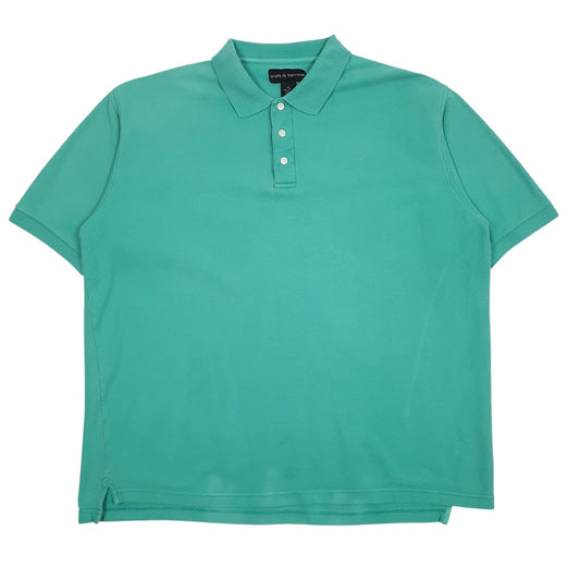 Mens Blue Croft & Barrow  Short Sleeve Polo Shirt