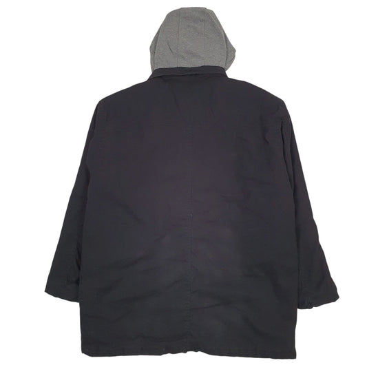 Mens Black Wrangler Padded  Coat