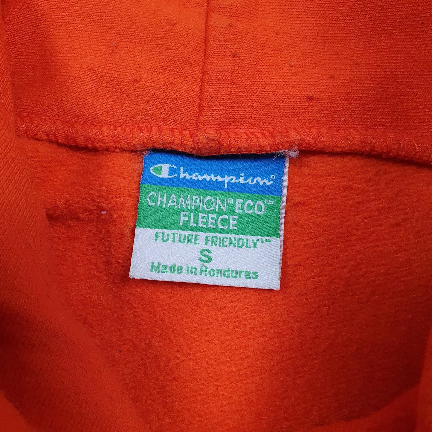 Mens Orange Champion Susquehanna University Hoodie Jumper