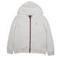 Womens White Tommy Hilfiger Hoodie Full Zip Jumper