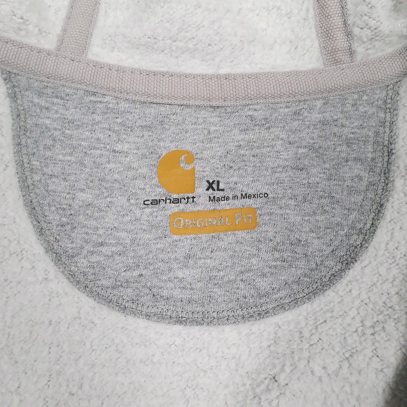 Mens Grey Carhartt  Full Zip Jumper