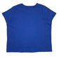Womens Blue Levis Spellout  T Shirt