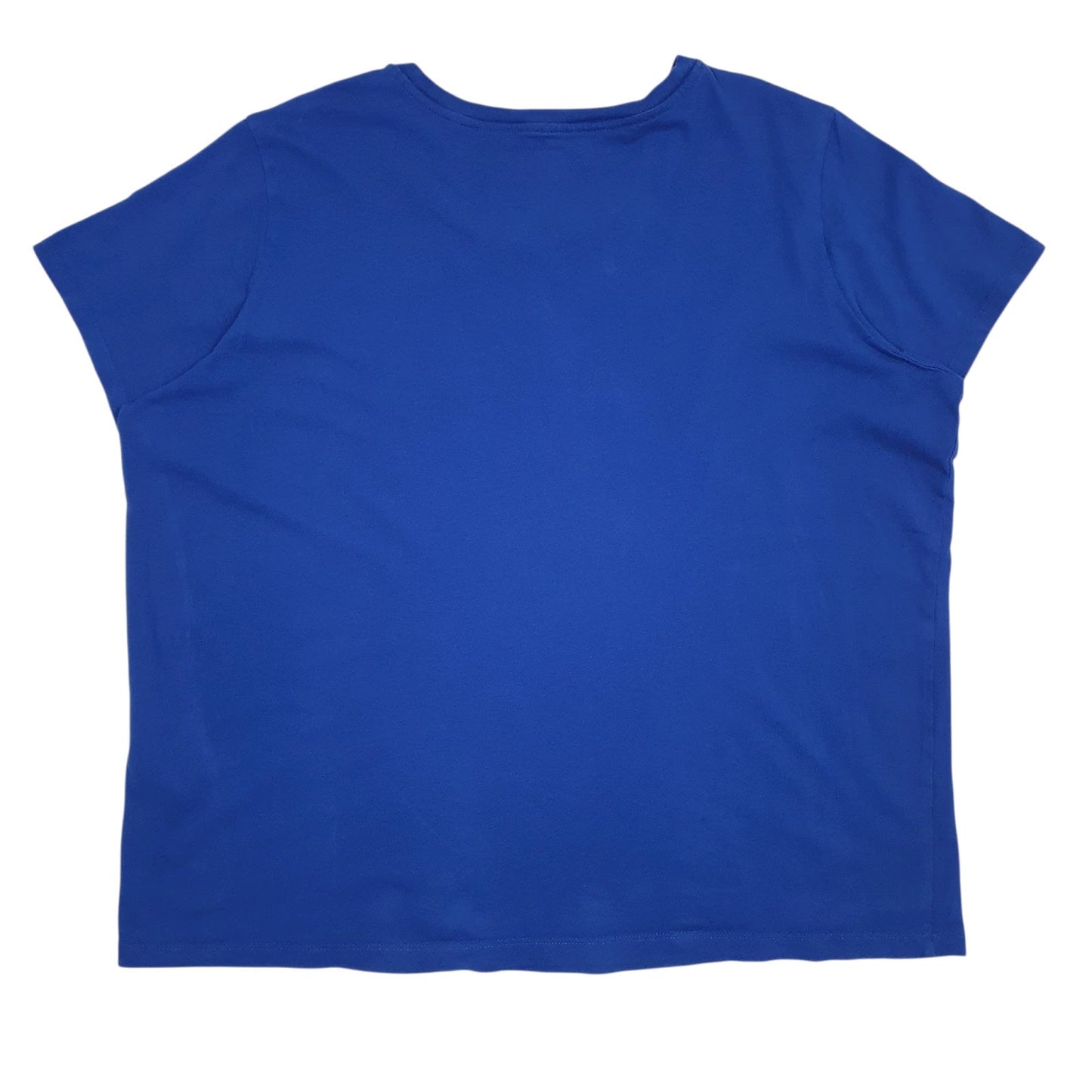 Womens Blue Levis Spellout  T Shirt