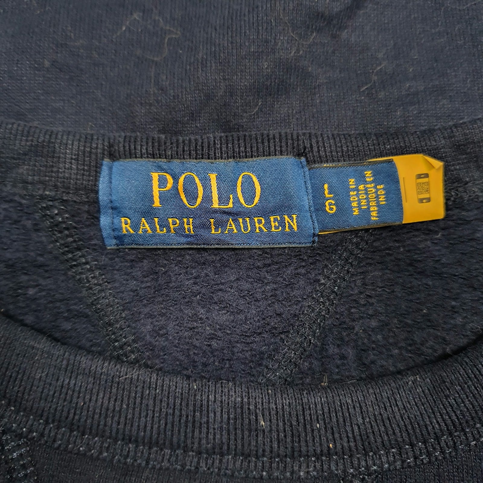 Mens Navy Polo Ralph Lauren  Crewneck Jumper