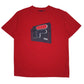 Mens Red Fila  Short Sleeve T Shirt