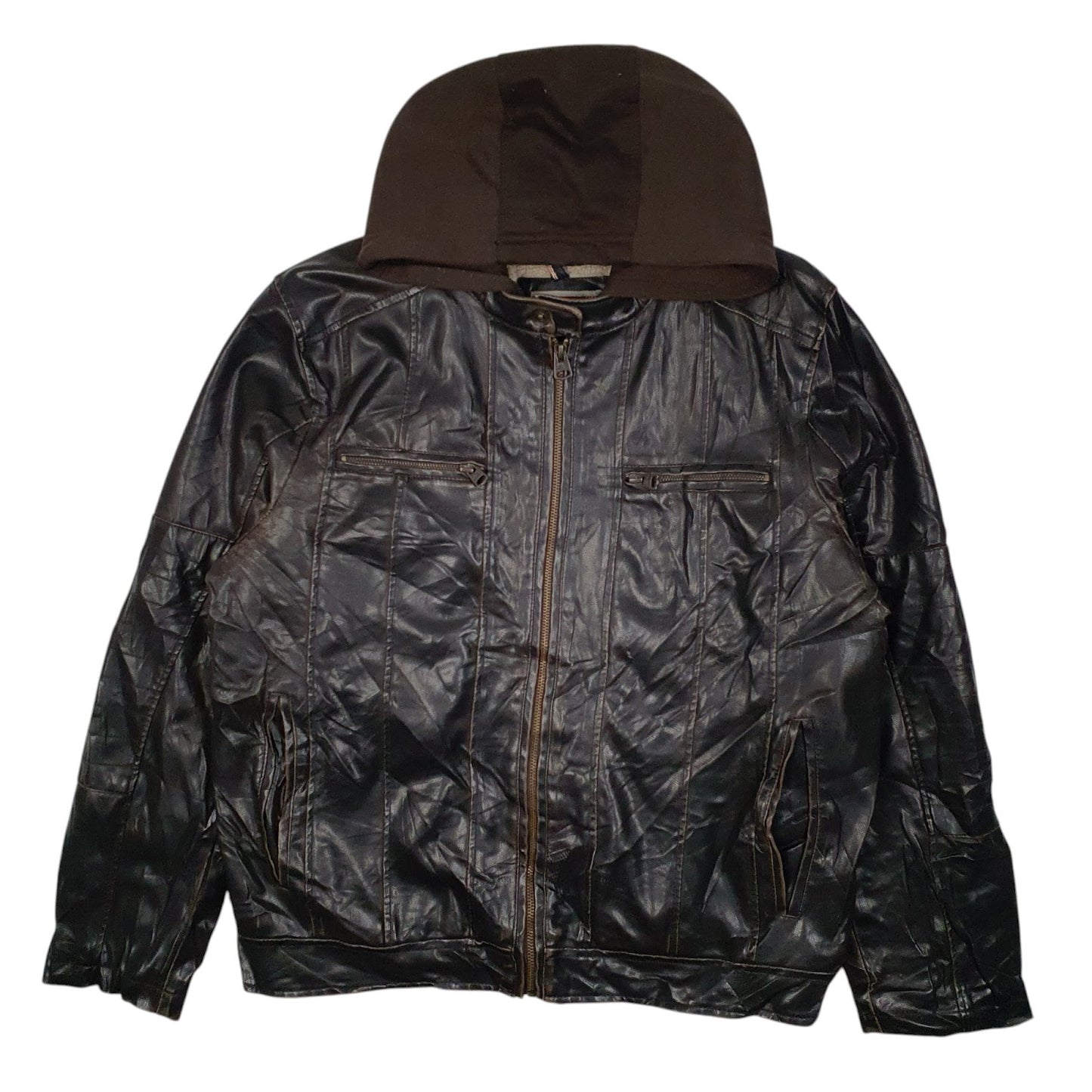 Mens Brown Levis Hoodie Hoodie Coat