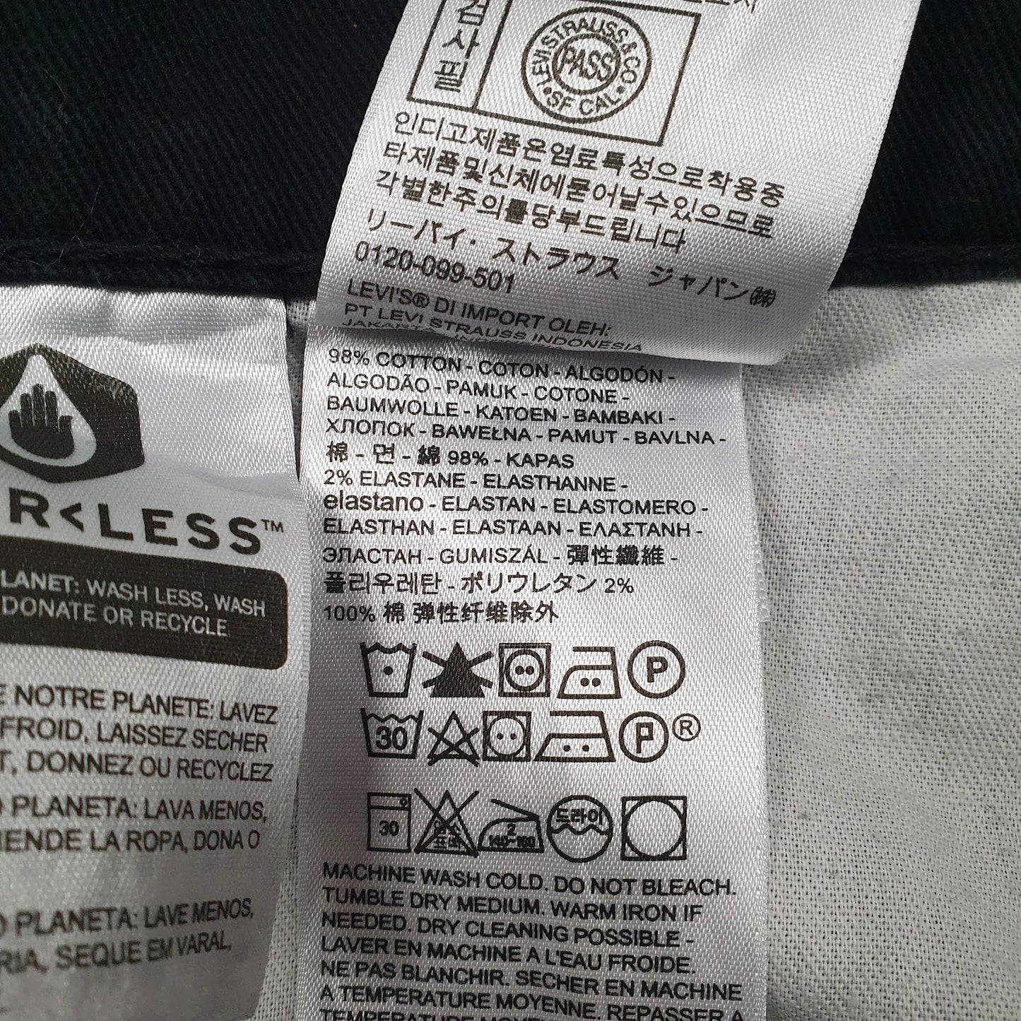 Mens Black Levis   Jeans