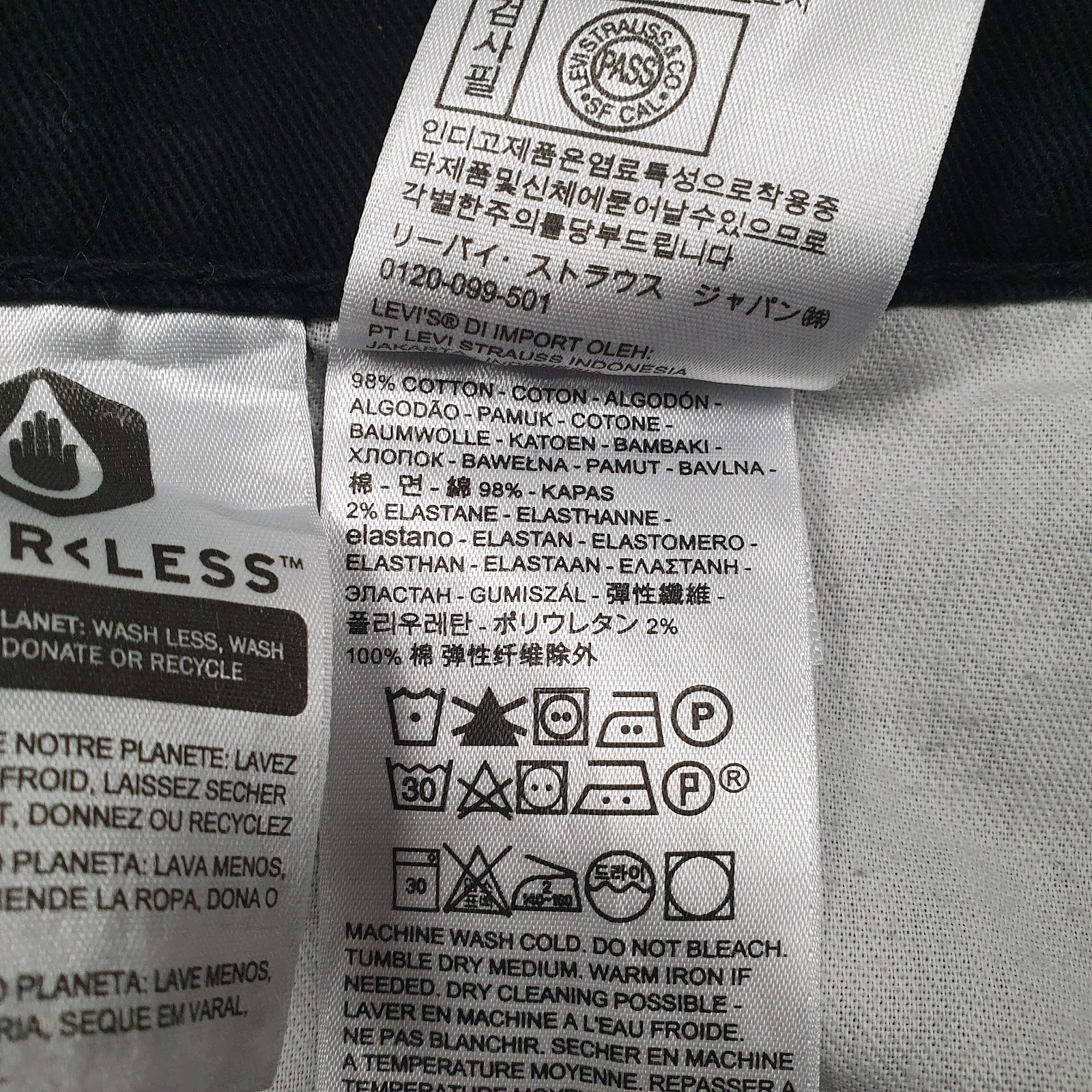 Mens Black Levis   Jeans