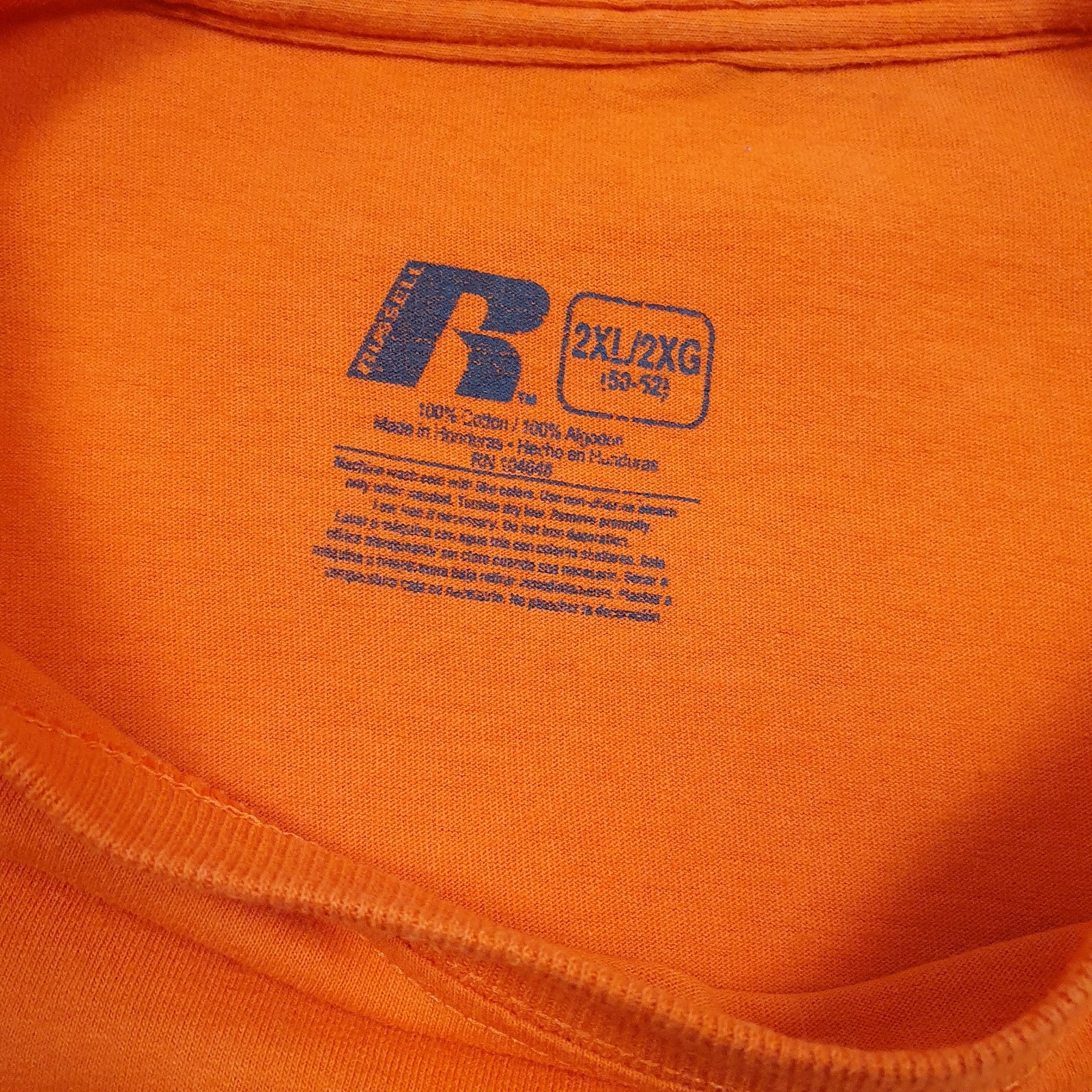 Mens Orange Russel Athletic Oklahoma State  T Shirt