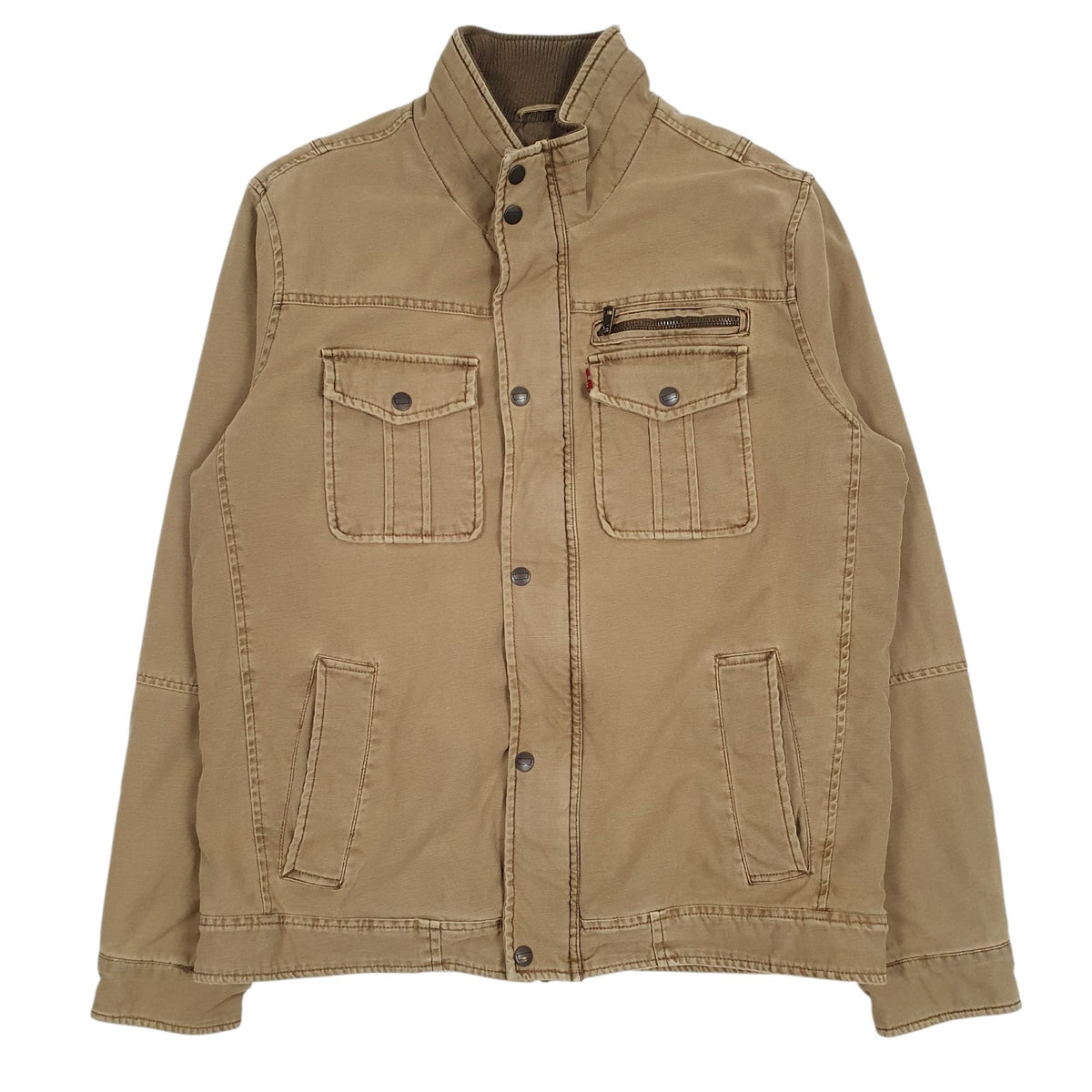 Mens Brown Levis   Coat