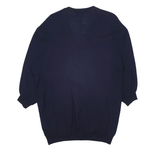Womens Navy Macphee  Cardigan Jumper