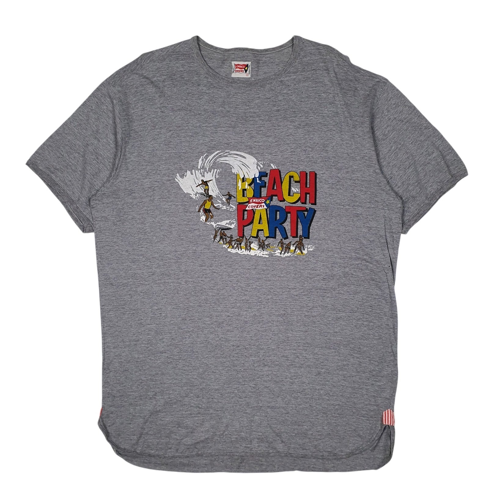 Mens Grey Enrico Coveri  Short Sleeve T Shirt